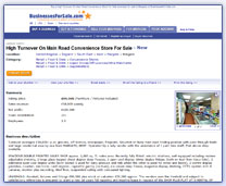 screen grab images of businessesforsale.com