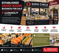 established sushi kiosk business - 1